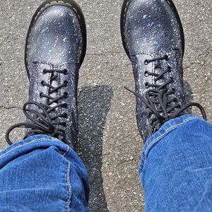 Stylish Black and Blue Women's Boots